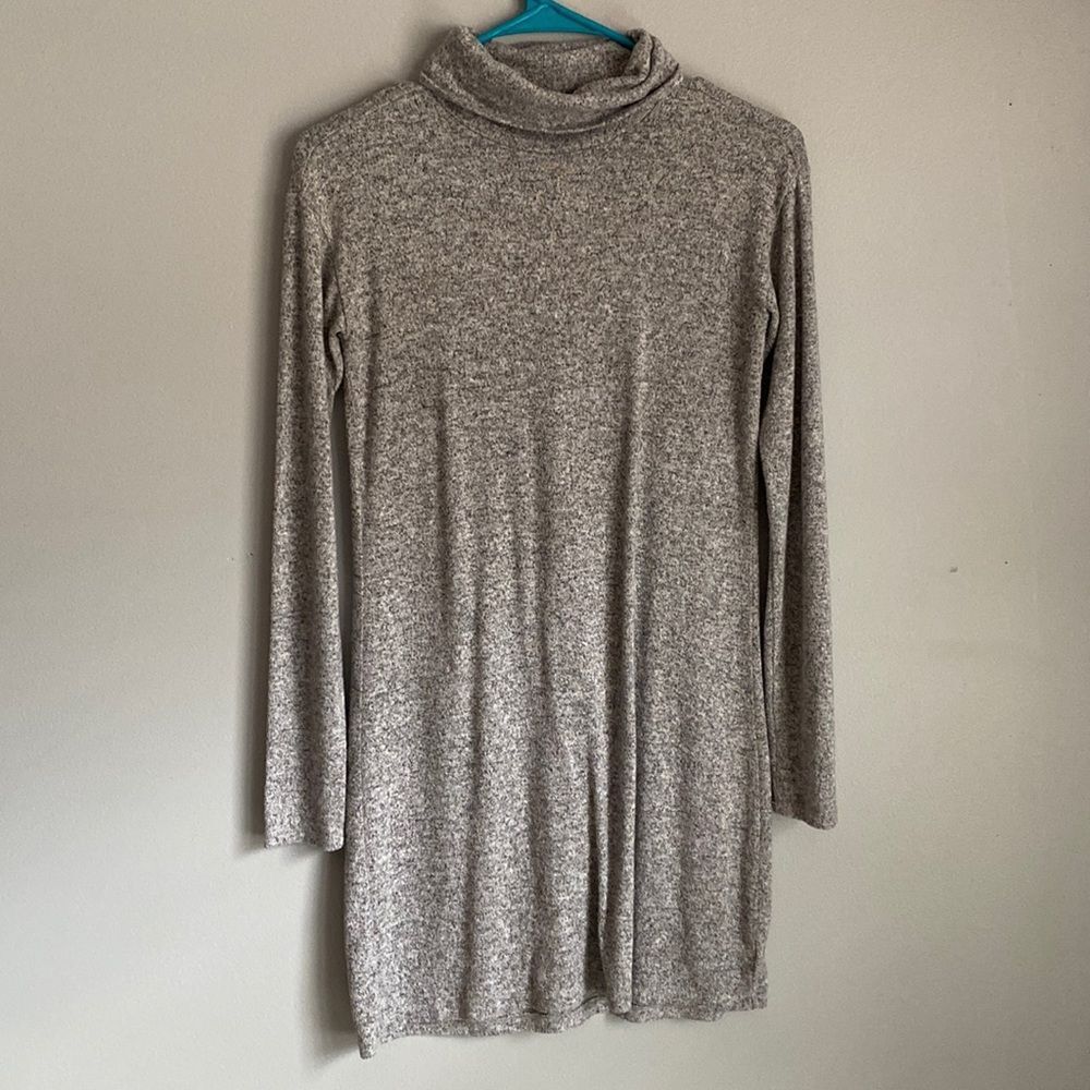 Sweater Turtleneck Dress